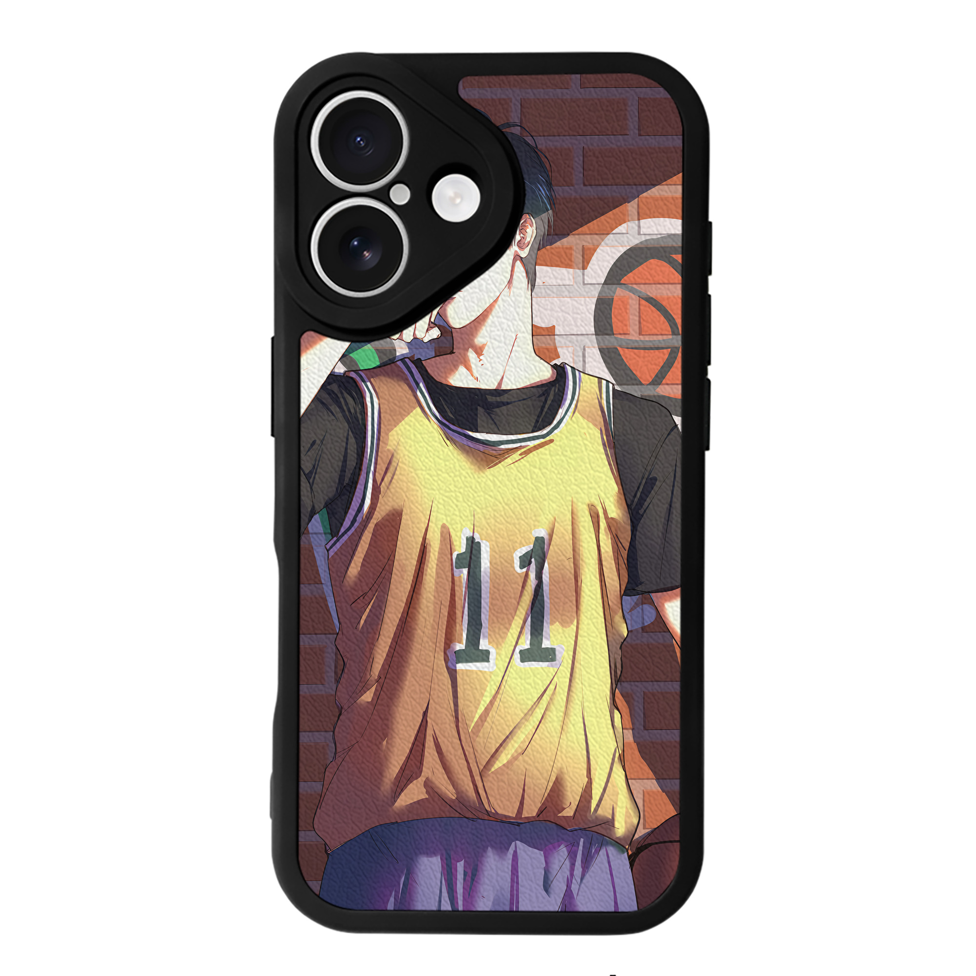 （画像用） SLAM DUNK／スラムダンク 【iPhone 16シリーズ対応】シリコンスマホケース（レザー調） 材質：シリコン